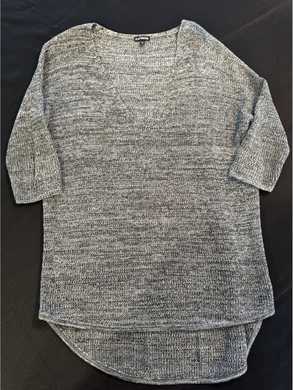 Express Women’s Gray Knit Top M